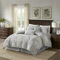 Harbor House 6 Piece Cotton Comforter Set - Gray, King Size, 6PK HH10-1685